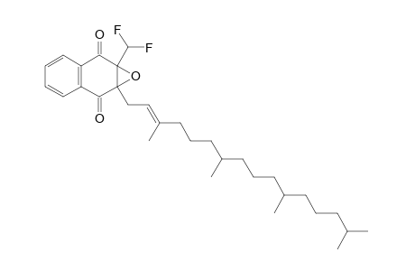 1a-(difluoromethyl)-7a-[(E)-3,7,11,15-tetramethylhexadec-2-enyl]naphtho[2,3-b]oxirene-2,7-dione