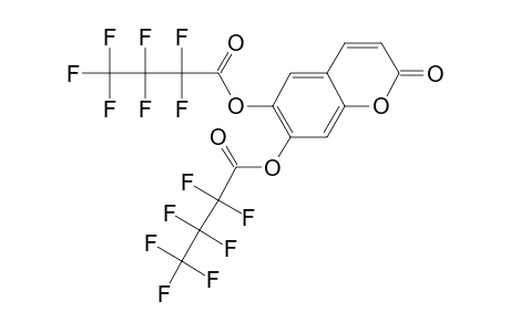 6,7-bis(Heptafluorobutyryloxy)coumarin