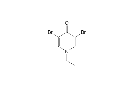 3,5-dibromo-1-ethyl-4(1H)-pyridone