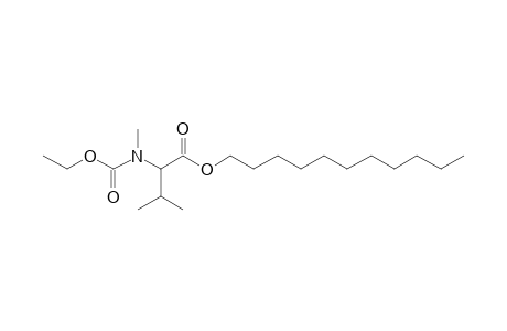 Valine, N-methyl-N-ethoxycarbonyl-, undecyl ester