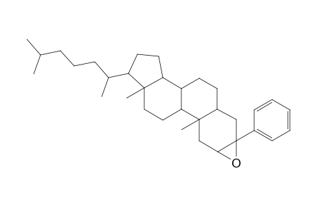 2,3-Epoxycholestane, 3-phenyl-
