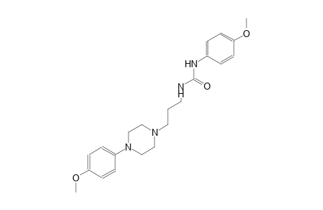 urea, N-(4-methoxyphenyl)-N'-[3-[4-(4-methoxyphenyl)-1-piperazinyl]propyl]-