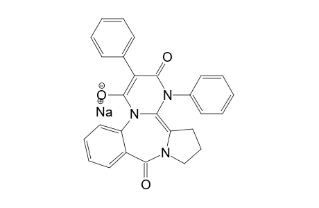 SODIUM-4,5,6,7-TETRAHYDRO-3,8-DIOXO-2,4-DIPHENYL-3H,8H,4,7A,12B-TRIAZADIBENZO-[E,G]-AZULEN-1-OLATE