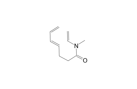 N-Methyl-N-vinyl-4,6-heptadieneamide