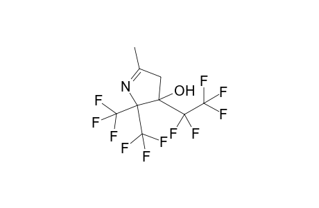 5-Methyl-3-(1,1,2,2,2-pentafluoroethyl)-2,2-bis(trifluoromethyl)-3,4-dihydro-2H-pyrrol-3-ol