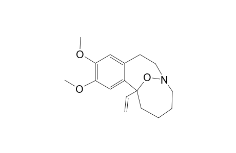 10,11-dimethoxy-8-vinyl-1,4,5,6,7,8-hexahydro-2H-3,8-epoxy-3-benzazecine