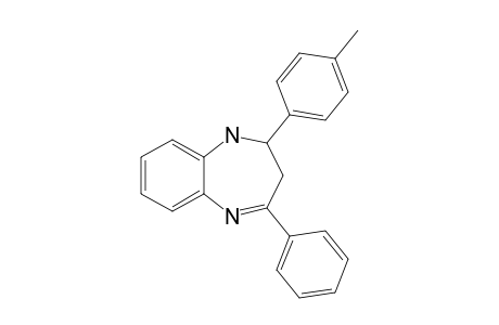 2-(4-Methylphenyl)-4-phenyl-2,3-dihydro-1H-1,5-benzodiazepine