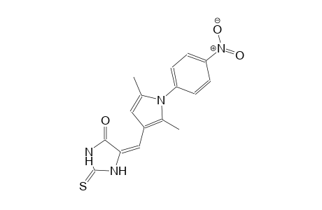 (5E)-5-{[2,5-dimethyl-1-(4-nitrophenyl)-1H-pyrrol-3-yl]methylene}-2-thioxo-4-imidazolidinone