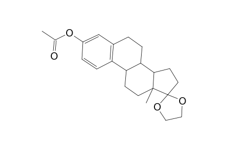 Estra-1,3,5(10)-trien-17-one, 3-(acetyloxy)-, cyclic 1,2-ethanediyl acetal