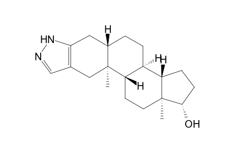 [3,2-c]Pyrazole-5a-androstan-17b-ol