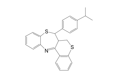 7-(4-Isopropylphenyl)-6A,7-dihydro-6H-[1]benzothiopyrano[3,4-C][1,5]benzothiazepine