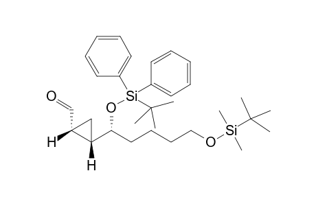 (1S,2R,1'R)-1-(5'-tert-Butyldimethylsilyloxy-1'-tert-butyldiphenylsiloxypentyl)-2-formylcyclopropane
