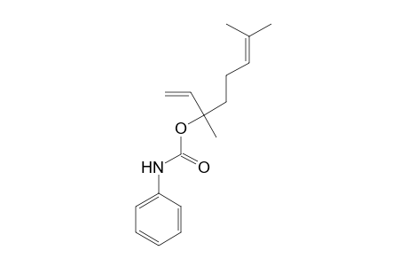 1,5-Dimethyl-1-vinyl-4-hexenyl phenylcarbamate