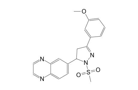 quinoxaline, 6-[4,5-dihydro-3-(3-methoxyphenyl)-1-(methylsulfonyl)-1H-pyrazol-5-yl]-