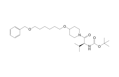 N-TERT.-BUTYLOXYCARBONYL-L-VALINE-4-[6-(BENZYLOXY)-HEXYLOXY]-PIPERIDIDE