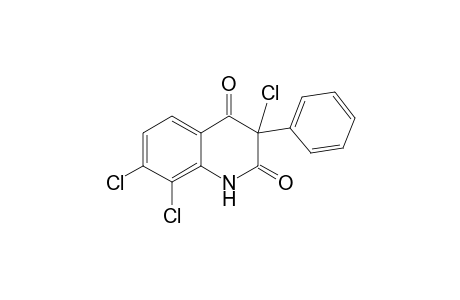 3,7,8-Trichloro-3-phenyl-1H-quinoline-2,4-dione