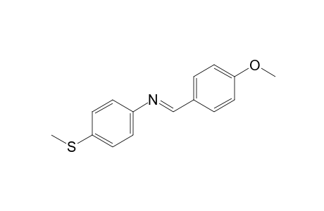 N-(p-methoxybenzylidene)-p-(methylthio)aniline