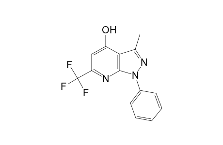 3-methyl-1-phenyl-6-(trifluoromethyl)-1H-pyrazolo[3,4-b]pyridin-4-ol