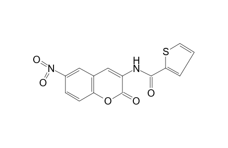 6-nitro-3-[(2-thienyl)carboxamido]coumarin