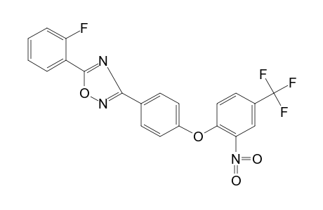 5-(o-FLUOROPHENYL)-3-{p-[(2-NITRO-alpha,alpha,alpha-TRIFLUORO-p-TOLYL)OXY]PHENYL}-1,2,4-OXADIAZOLE