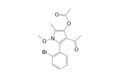 3-ACETOXY-4-ACETYL-5-(2-BROMOPHENYL)-1-METHOXY-2-METHYL-1H-PYRROLE