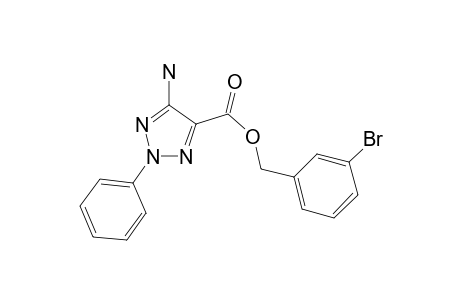 3-Bromobenzyl 5-amino-2-phenyl-2H-1,2,3-triazole-4-carboxylate