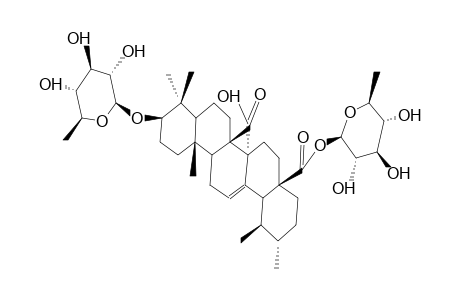 3-BETA-O-BETA-D-QUINOVOPYRANOSYL-QUINOVIC-ACID-(28->1)-QUINOVOPYRANOSYLESTER