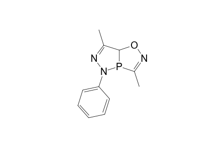 3,7-dimethyl-5-phenyl-7aH-diazaphospholo[3,4-d][1,2,4]oxazaphosphole