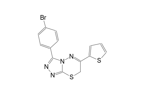 3-(4-bromophenyl)-6-(2-thienyl)-7H-[1,2,4]triazolo[3,4-b][1,3,4]thiadiazine