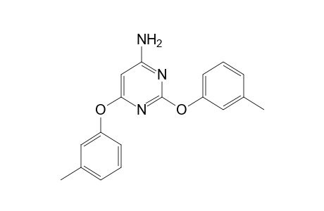 4-amino-2,6-bis(m-tolyloxy)pyrimidine