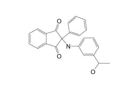 2-[3-(1-Hydroxy-ethyl)-phenylamino]-2-phenyl-indan-1,3-dione