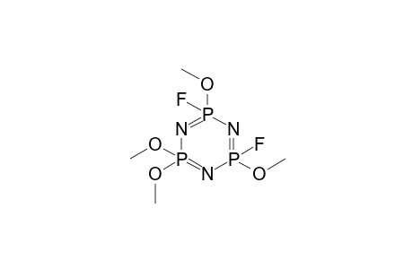 2,4-difluoro-2,4,6,6-tetramethoxy-1,3,5-triaza-2.lambda.5,4.lambda.5,6.lambda.5-triphosphacyclohexa-1,3,5-triene