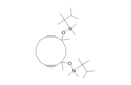 3,6-Dimethyl-3,6-bis[(dimethyl)(1,1,2-trimethylpropyl)silyloxy]cyclododeca-1,7-diyne