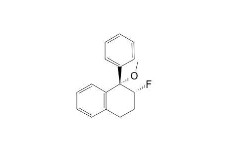 (+-)-r-1-Phenyl-1-methoxy-t-2-fluoro-1,2,3,4-tetrahydronaphthalene