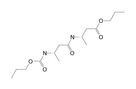 N-[(S)-3-Aminobutyryl)]-(S)-3-aminobutyric acid, N-(N-propyloxycarbonyl)-, N-propyl ester