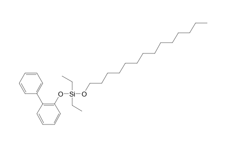 Silane, diethyl(2-phenylphenoxy)tetradecyloxy-