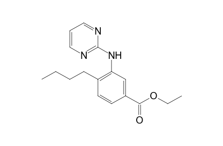 Ethyl 4-n-butyl-3-(pyrimidin-2-ylamino)benzoate