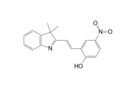 3H-Indole, 3,3-dimethyl-2-[2-(2-hydroxy-5-nitrophenyl)ethenyl]-