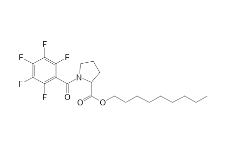 L-Proline, N-(pentafluorobenzoyl)-, nonyl ester