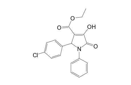 Ethyl 2-(4- chlorophenyl)-4-hydroxy-5-oxo-1-phenyl-2,5-dihydro-1H-pyrrole-3-carboxylate