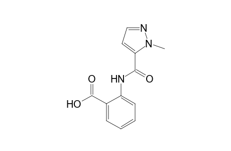 2-(1-Methyl-5-pyrazolecarboxamido)benzoic acid