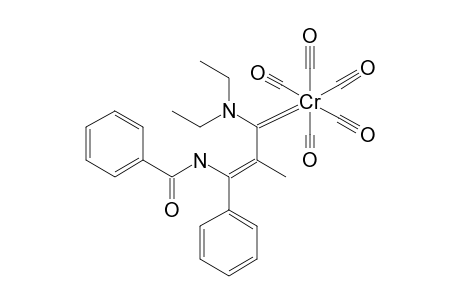 [3-benzoylamino-1-(diethylamino)-2-methyl-3-phenyl-2-propenylidene]pentacarbonylchromium(0)