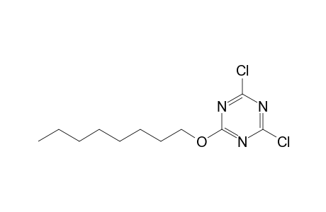 2,4-bis(Chloranyl)-6-octoxy-1,3,5-triazine