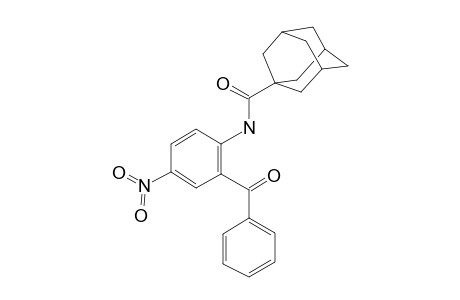 Adamantane-1-carboxamide, N-(2-benzoyl-4-nitrophenyl)-