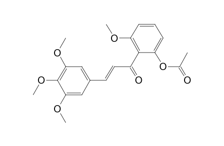 2'-(Acetyl)oxy-3,4,5,6'-tetramethoxychalcone