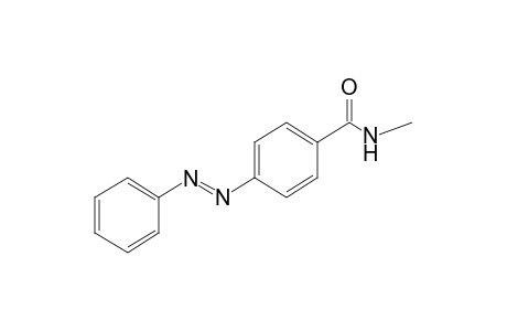 N-methyl-p-(phenylazo)benzamide