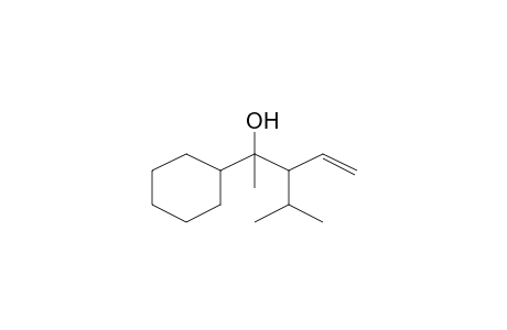 2-Cyclohexyl-3-isopropyl-pent-4-en-2-ol