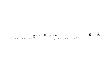 [(methylimino)diethylene]bis(dimethylheptylammonium] dibromide