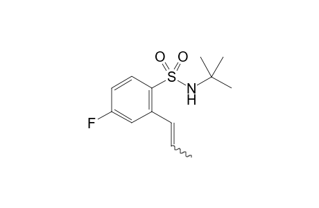 N-(tert-Butyl)-4-fluoro-2-(prop-1-en-1-yl)benzenesulfonamide