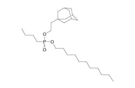 Butylphosphonic acid, 2-(1-adamantyl)ethyl undecyl ester